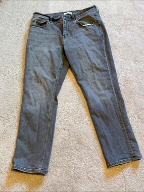 Men's Straight-Leg Gray Jeans 33x30